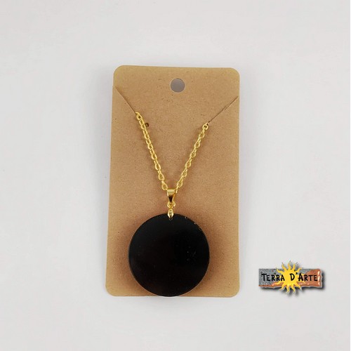 Agira black - collana in PETRAFEEL dell'Etna - La Pietra Lavica dell'Etna Eco-Friendly - immagine 3