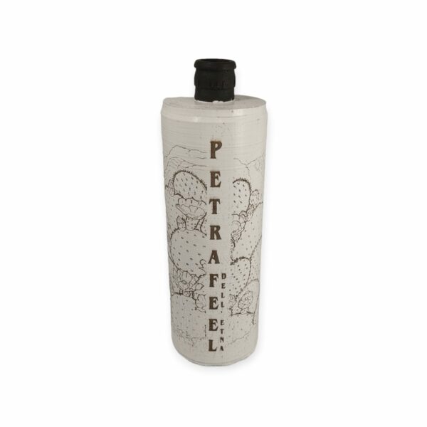 Bottiglia per Olio - PETRAFEEL dell'Etna - "Fichi d'India" White Edition - immagine 3