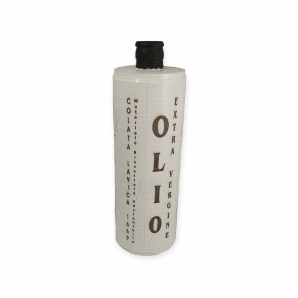 Bottiglia per Olio - PETRAFEEL dell'Etna - "Fichi d'India" White Edition - immagine 5