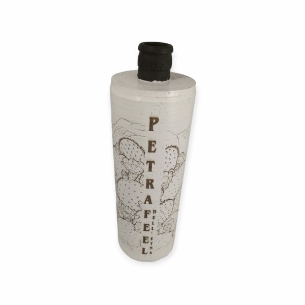 Bottiglia per Olio - PETRAFEEL dell'Etna - "Fichi d'India" White Edition - immagine 8