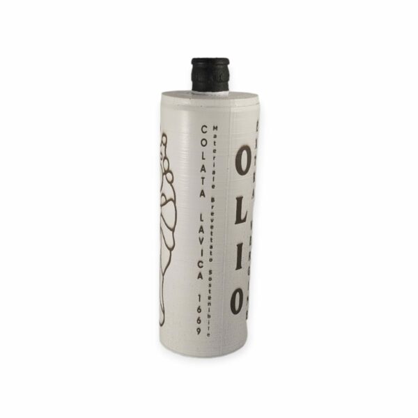 Bottiglia per Olio - PETRAFEEL dell'Etna - "Mori Siciliani" White Edition - immagine 6