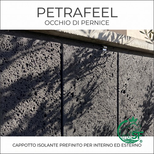 PETRAFEEL® Occhio di Pernice | Cappotto Isolante Prefinito per Interno ed Esterno