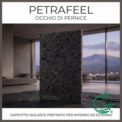 PETRAFEEL® Occhio di Pernice | Cappotto Isolante Prefinito per Interno ed Esterno